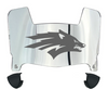 Nevada Wolf Pack Mini Football Helmet Visor Shield w/ Clips - PICK VISOR & LOGO COLOR - SportsJewelryProShop
