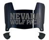 Nevada Wolf Pack Mini Football Helmet Visor Shield w/ Clips - PICK VISOR & LOGO COLOR - SportsJewelryProShop
