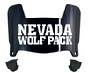 Nevada Wolf Pack Mini Football Helmet Visor Shield w/ Clips - PICK VISOR & LOGO COLOR - SportsJewelryProShop