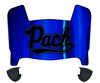 Nevada Wolf Pack Mini Football Helmet Visor Shield w/ Clips - PICK VISOR & LOGO COLOR - SportsJewelryProShop