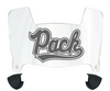 Nevada Wolf Pack Mini Football Helmet Visor Shield w/ Clips - PICK VISOR & LOGO COLOR - SportsJewelryProShop