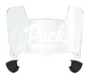 Nevada Wolf Pack Mini Football Helmet Visor Shield w/ Clips - PICK VISOR & LOGO COLOR - SportsJewelryProShop
