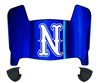 Nevada Wolf Pack Mini Football Helmet Visor Shield w/ Clips - PICK VISOR & LOGO COLOR - SportsJewelryProShop