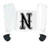 Nevada Wolf Pack Mini Football Helmet Visor Shield w/ Clips - PICK VISOR & LOGO COLOR - SportsJewelryProShop