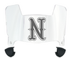 Nevada Wolf Pack Mini Football Helmet Visor Shield w/ Clips - PICK VISOR & LOGO COLOR - SportsJewelryProShop