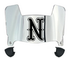 Nevada Wolf Pack Mini Football Helmet Visor Shield w/ Clips - PICK VISOR & LOGO COLOR - SportsJewelryProShop