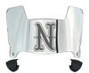 Nevada Wolf Pack Mini Football Helmet Visor Shield w/ Clips - PICK VISOR & LOGO COLOR - SportsJewelryProShop