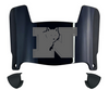 Nevada Wolf Pack Mini Football Helmet Visor Shield w/ Clips - PICK VISOR & LOGO COLOR - SportsJewelryProShop