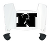 Nevada Wolf Pack Mini Football Helmet Visor Shield w/ Clips - PICK VISOR & LOGO COLOR - SportsJewelryProShop
