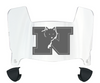 Nevada Wolf Pack Mini Football Helmet Visor Shield w/ Clips - PICK VISOR & LOGO COLOR - SportsJewelryProShop