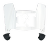 Nevada Wolf Pack Mini Football Helmet Visor Shield w/ Clips - PICK VISOR & LOGO COLOR - SportsJewelryProShop