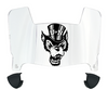 Nevada Wolf Pack Mini Football Helmet Visor Shield w/ Clips - PICK VISOR & LOGO COLOR - SportsJewelryProShop
