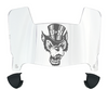 Nevada Wolf Pack Mini Football Helmet Visor Shield w/ Clips - PICK VISOR & LOGO COLOR - SportsJewelryProShop
