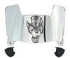 Nevada Wolf Pack Mini Football Helmet Visor Shield w/ Clips - PICK VISOR & LOGO COLOR - SportsJewelryProShop