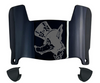 Nevada Wolf Pack Mini Football Helmet Visor Shield w/ Clips - PICK VISOR & LOGO COLOR - SportsJewelryProShop