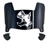 Nevada Wolf Pack Mini Football Helmet Visor Shield w/ Clips - PICK VISOR & LOGO COLOR - SportsJewelryProShop