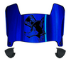 Nevada Wolf Pack Mini Football Helmet Visor Shield w/ Clips - PICK VISOR & LOGO COLOR - SportsJewelryProShop