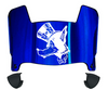 Nevada Wolf Pack Mini Football Helmet Visor Shield w/ Clips - PICK VISOR & LOGO COLOR - SportsJewelryProShop