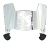 Nevada Wolf Pack Mini Football Helmet Visor Shield w/ Clips - PICK VISOR & LOGO COLOR - SportsJewelryProShop