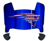 New EnglandcPatriots Limited Edition Mini Football Helmet Visor Shield w/ Clips - PICK VISOR & LOGO COLOR
