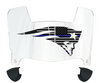 New EnglandcPatriots Limited Edition Mini Football Helmet Visor Shield w/ Clips - PICK VISOR & LOGO COLOR