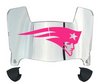 New EnglandcPatriots Limited Edition Mini Football Helmet Visor Shield w/ Clips - PICK VISOR & LOGO COLOR