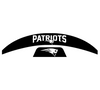 New England Patriots MIDI Mid Size SpeedFlex Football Helmet Front & Back Bumper Decal Set - Pick Color