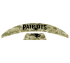 New England Patriots MIDI Mid Size SpeedFlex Football Helmet Front & Back Bumper Decal Set - Pick Color