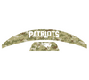 New England Patriots MIDI Mid Size SpeedFlex Football Helmet Front & Back Bumper Decal Set - Pick Color