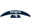 New England Patriots MIDI Mid Size SpeedFlex Football Helmet Front & Back Bumper Decal Set - Pick Color