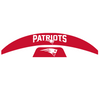 New England Patriots MIDI Mid Size SpeedFlex Football Helmet Front & Back Bumper Decal Set - Pick Color