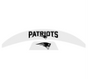 New England Patriots MIDI Mid Size SpeedFlex Football Helmet Front & Back Bumper Decal Set - Pick Color