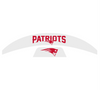New England Patriots MIDI Mid Size SpeedFlex Football Helmet Front & Back Bumper Decal Set - Pick Color
