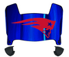 New England Patriots Retro Throwback Mini Football Helmet Visor Shield w/ Clips - PICK VISOR & LOGO COLOR