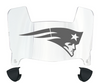 New England Patriots Retro Throwback Mini Football Helmet Visor Shield w/ Clips - PICK VISOR & LOGO COLOR