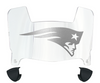 New England Patriots Retro Throwback Mini Football Helmet Visor Shield w/ Clips - PICK VISOR & LOGO COLOR
