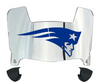 New England Patriots Retro Throwback Mini Football Helmet Visor Shield w/ Clips - PICK VISOR & LOGO COLOR