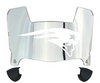 New England Patriots Retro Throwback Mini Football Helmet Visor Shield w/ Clips - PICK VISOR & LOGO COLOR