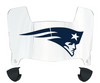 New England Patriots Mini Football Helmet Visor Shield w/ Clips - PICK VISOR & LOGO COLOR