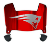 New England Patriots Mini Football Helmet Visor Shield w/ Clips - PICK VISOR & LOGO COLOR