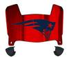 New England Patriots Mini Football Helmet Visor Shield w/ Clips - PICK VISOR & LOGO COLOR