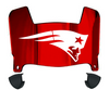 New England Patriots Mini Football Helmet Visor Shield w/ Clips - PICK VISOR & LOGO COLOR