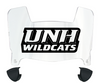 New Hampshire Wildcats Mini Football Helmet Visor Shield w/ Clips - PICK VISOR & LOGO COLOR