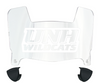 New Hampshire Wildcats Mini Football Helmet Visor Shield w/ Clips - PICK VISOR & LOGO COLOR