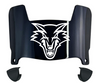 New Mexico Lobos Mini Football Helmet Visor Shield w/ Clips - PICK VISOR & LOGO COLOR