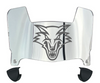 New Mexico Lobos Mini Football Helmet Visor Shield w/ Clips - PICK VISOR & LOGO COLOR