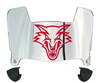 New Mexico Lobos Mini Football Helmet Visor Shield w/ Clips - PICK VISOR & LOGO COLOR