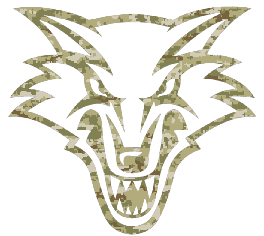 New Mexico Lobos Team Logo Salute to Service Camouflage Camo Vinyl Decal PICK SIZE