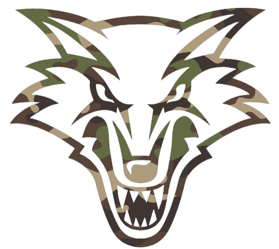 New Mexico Lobos Woodland Camo Camouflage Team Logo Premium DieCut Vinyl Decal PICK SIZE