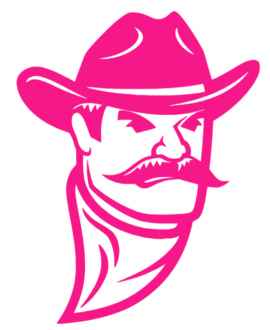 New Mexico State Aggies Hot Pink Team Logo Premium DieCut Vinyl Decal PICK SIZE